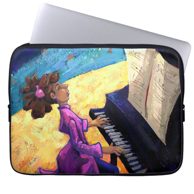 Capa Para Notebook Piano Concert (Frente)