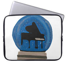 Capa Para Notebook Piano em um globo de neve - Papel de moldagem