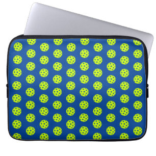 Capa Para Notebook Pickleball Amarelo engraçado