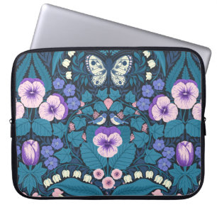 Capa Para Notebook Picos, aves e borboletas