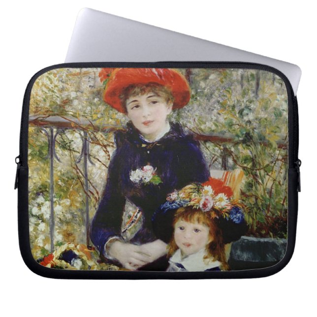 Capa Para Notebook Pierre A Renoir| Duas Irmãs, ou No Terreno (Frente)