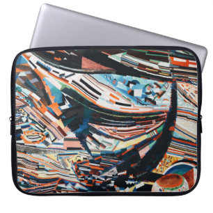 Capa Para Notebook Pilha de barco de madeira marrom e azul lote