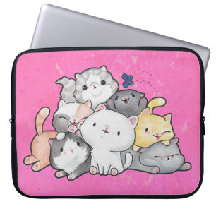 Capa Para Notebook Pilha de Kittens