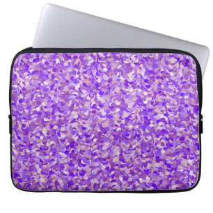 Capa Para Notebook Pílula feminina chique e clássica com brilho roxo