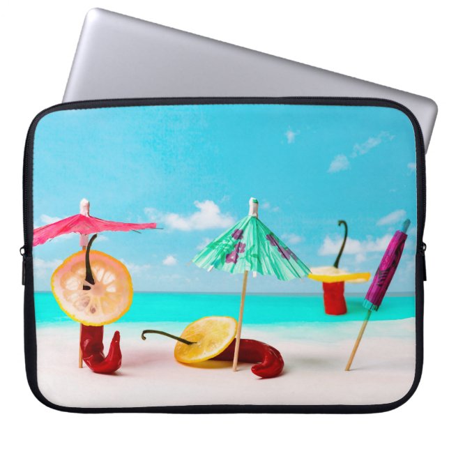 Capa Para Notebook Pimentos Chili Por Mar (Frente)