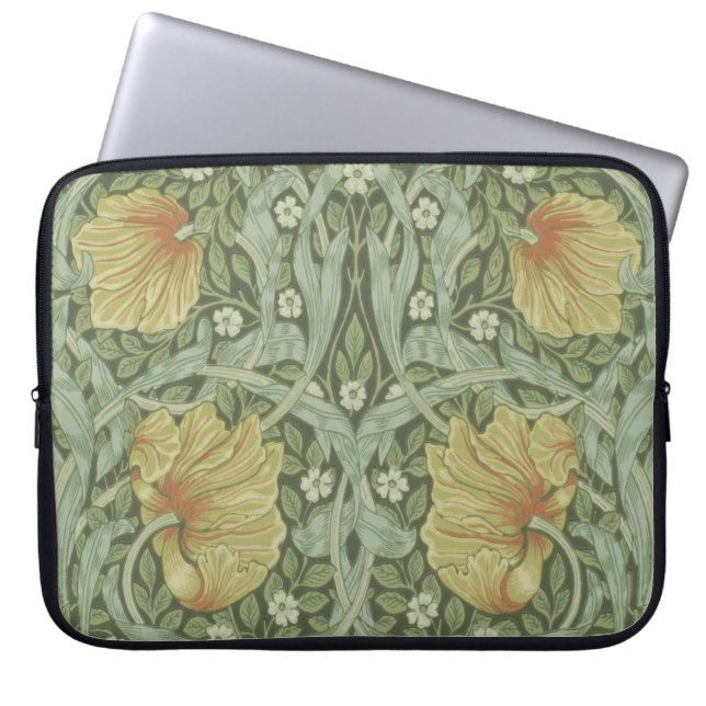 Capa Para Notebook Pimpernel Pattern (por William Morris) (Frente)