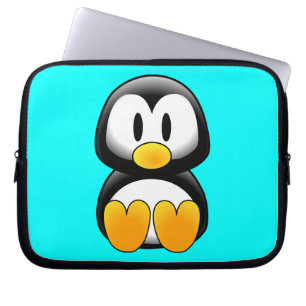 Capa Para Notebook Pinguim bonito dos desenhos animados do bebê
