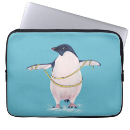 Capa Para Notebook Pinguim Gordo Na Dieta Pássaro Engraçado
