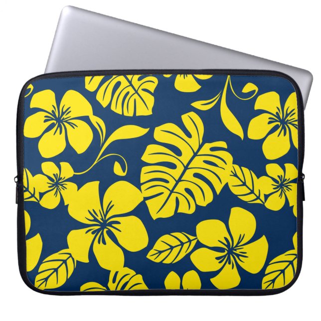 CAPA PARA NOTEBOOK PINK BIKINI (AZUL ESCURO/AMARELO) (Frente)