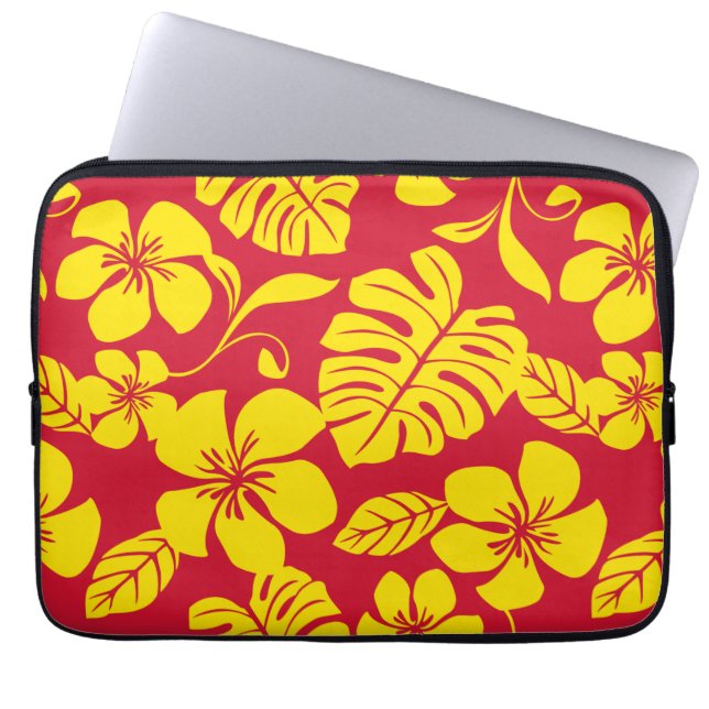 CAPA PARA NOTEBOOK PINK BIKINI (VERMELHO/DOURADO) (Frente)