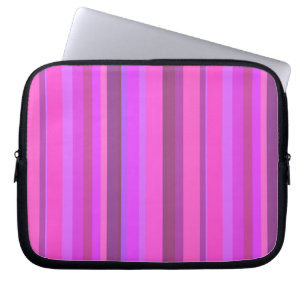 Capa Para Notebook Pink vertical stripes