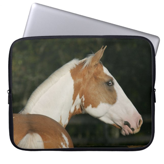 Capa Para Notebook Pinte o Headshot 2 do cavalo (Frente)