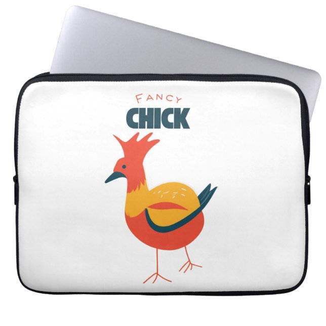 Capa Para Notebook Pintinho rico (Frente)