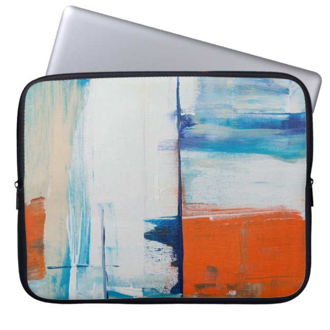 Capa Para Notebook Pintura aquosa. Abstrato Marble Can (Frente)