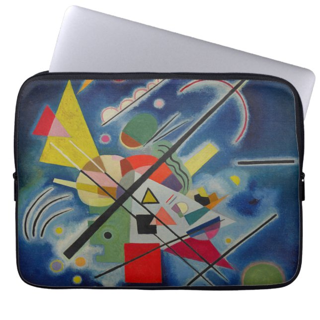 Capa Para Notebook Pintura azul por Kandinsky Abstrato Art (Frente)
