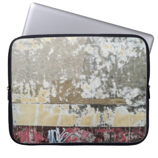 Capa Para Notebook Pintura de abstrato branco e castanho