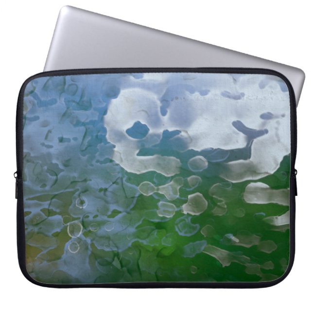 Capa Para Notebook pintura de abstrato em concreto. Ilustração 2d. Va (Frente)