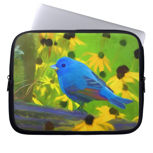 Capa Para Notebook Pintura De Bundas Indigo - Arte Original Para Páss (Frente)