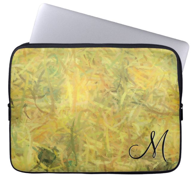 Capa Para Notebook Pintura de Fundo Abstrato (Frente)