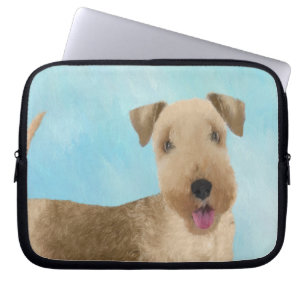 Capa Para Notebook Pintura de Lakeland Terrier - Arte de Cachorro Ori