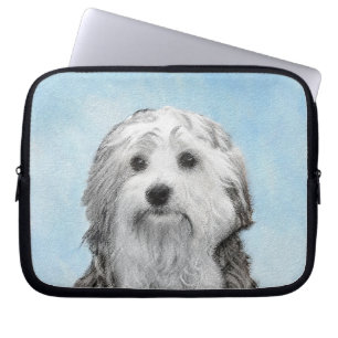 Capa Para Notebook Pintura De Lowchen - Arte De Cachorro Original Cus