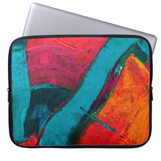 Capa Para Notebook Pintura de óleo desenhada à mão. fundo de abstrato