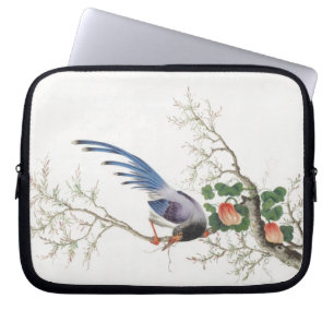 Capa Para Notebook Pintura de pássaros chineses