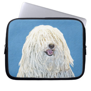 Capa Para Notebook Pintura de Puli - Arte de Cachorro Original Bonita