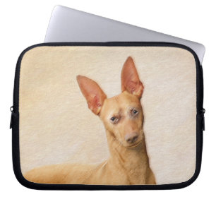 Capa Para Notebook Pintura do Cirneco dell’Etna - Arte do Cachorro