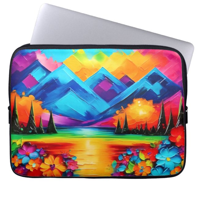 Capa Para Notebook Pintura do Horizonte do Dreamscape (Frente)