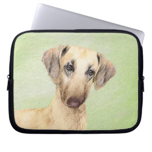 Capa Para Notebook Pintura em Sloughis - Arte Cachorra Original