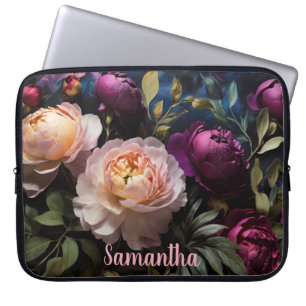 Capa Para Notebook Pintura floral elegante