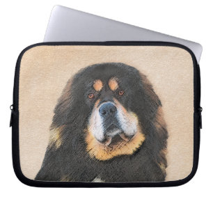 Capa Para Notebook Pintura Mastiff Tibetana - Arte Canina Original