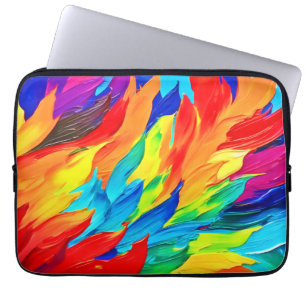 Capa Para Notebook Pintura por Abstrato de expressão vibrante