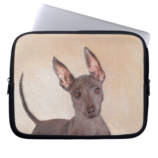 Capa Para Notebook Pintura Xoloitzcuintli - Arte Cachorra Original (Frente)