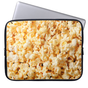 Capa Para Notebook Pipoca feia em fundo inteiro. Comida