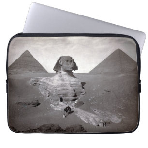 Capa Para Notebook Pirâmides de Sphinx e Giza do excelente Necropolis