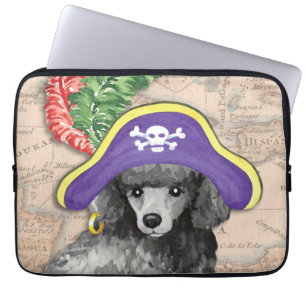 Capa Para Notebook Pirata de Poodle Miniatura