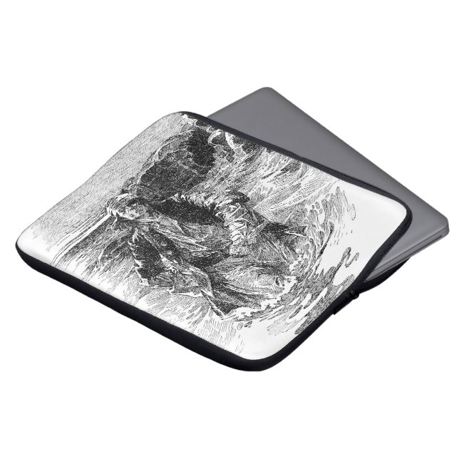 Capa Para Notebook Piratas Antigos, Sir Henry Morgan no Oceano (Frente Topo)