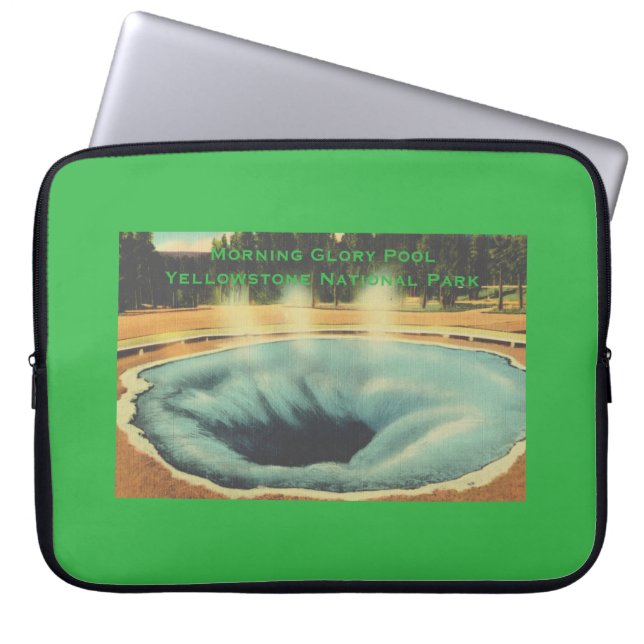 Capa Para Notebook Piscina Glória da Manhã, Parque Nacional Yellowsto (Frente)