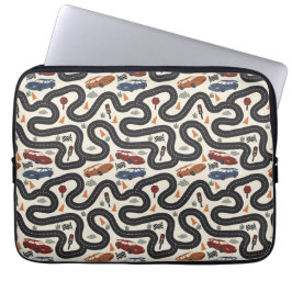 Capa Para Notebook Pista de Corrida de Carros