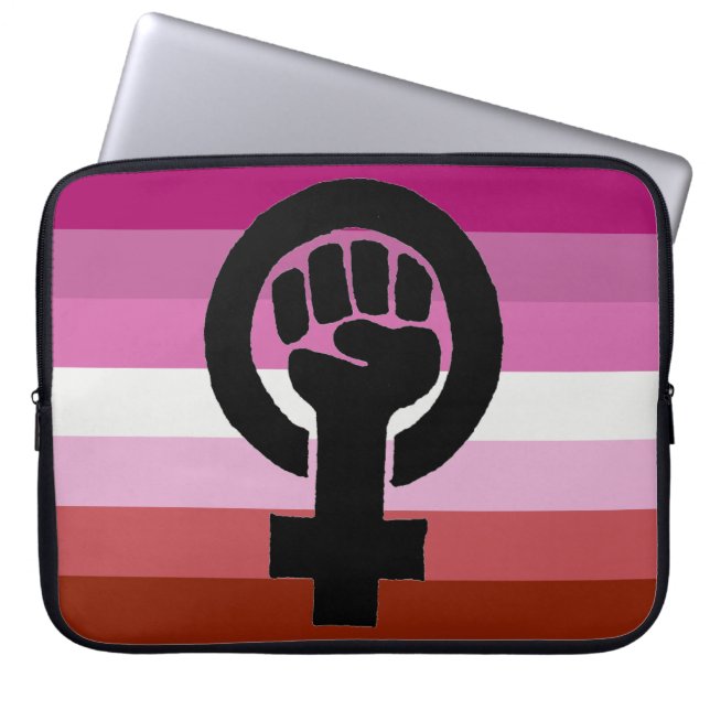 Capa Para Notebook Pista Feminista do Orgulho Lésbico (Frente)