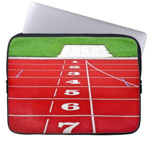 Capa Para Notebook Pistas Running na bolsa de laptop da trilha