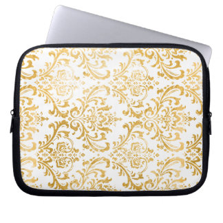 Capa Para Notebook PixDezines damask/faux gold