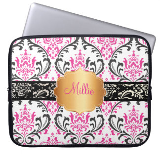 Capa Para Notebook PixDezines Rossi Damask/DIY monograma+cor!
