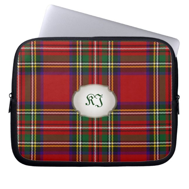 Capa Para Notebook PixDezines stewart tartan (Frente)