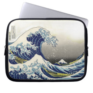Capa Para Notebook PixDezines Vintage, Grande Onda, Hokusai 葛飾北斎の神奈川沖