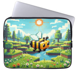 Capa Para Notebook Pixel Buzz: A Aventura do Prado Ensolarado