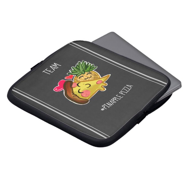 Capa Para Notebook Pizza Pinapple (Frente Topo)