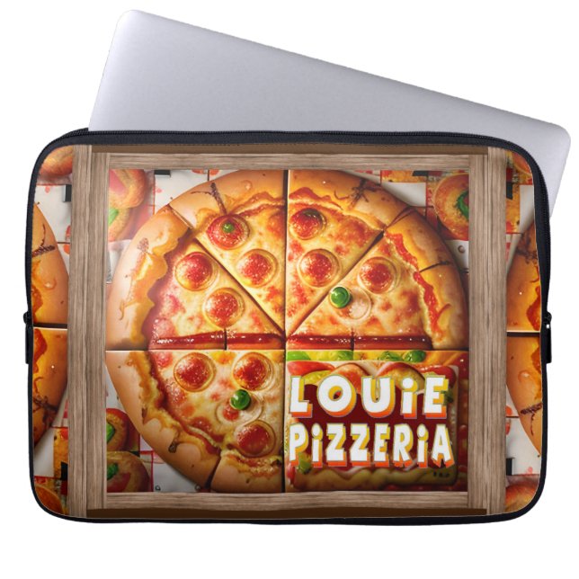 Capa Para Notebook Pizza Pizzeria Design (Frente)